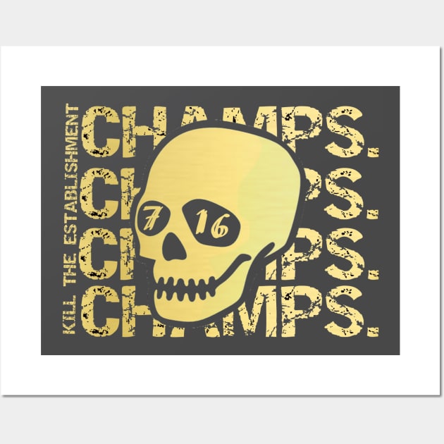 KTE The Champs Wall Art by KTEstore